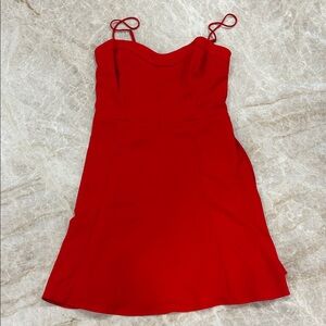 Abercrombie & Fitch Red Mini Dress